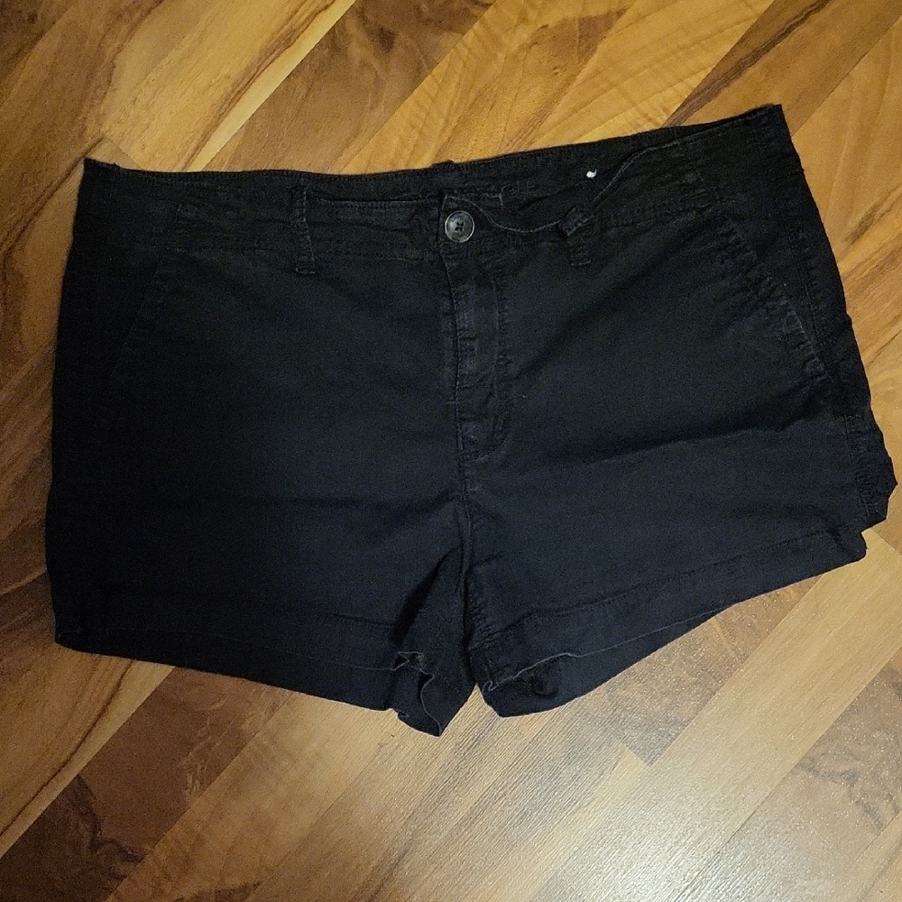 American Eagle Outfitters Black Denim Jean Shorts